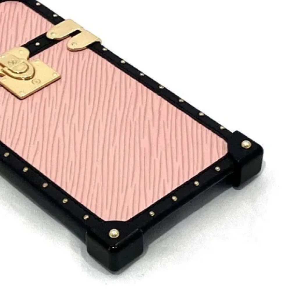 Louis Vuitton Vintage Pre-owned Leather home-office Pink Dames