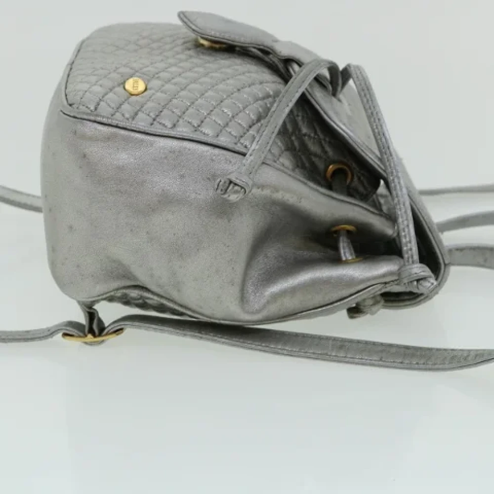 Bally Pre-owned Leather backpacks Gray Dames