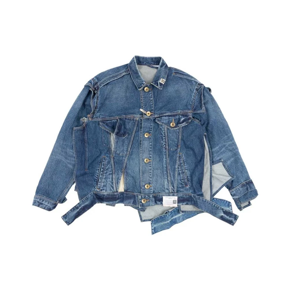 Mihara Yasuhiro Vintage Indigo Denim Blouson Jack Blue Heren