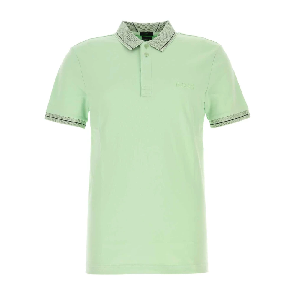 Boss Mintgroene Polo Shirt Green Heren