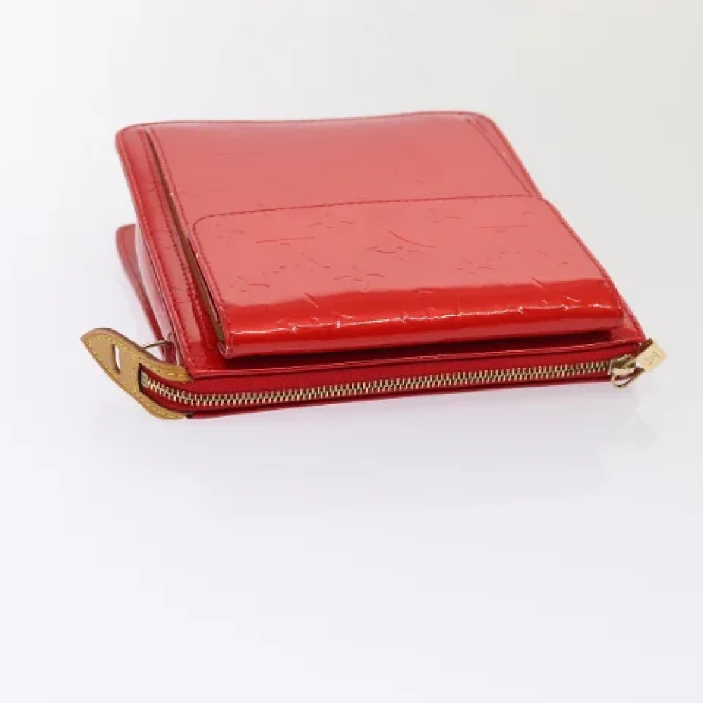 Louis Vuitton Vintage Pre-owned Leather pouches Red Dames
