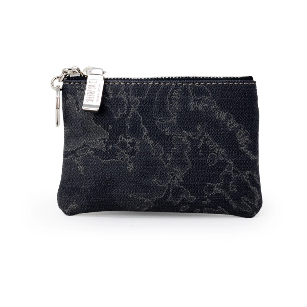 Alviero Martini 1a Classe Luxe Ritsportemonnee voor Vrouwen Black Dames