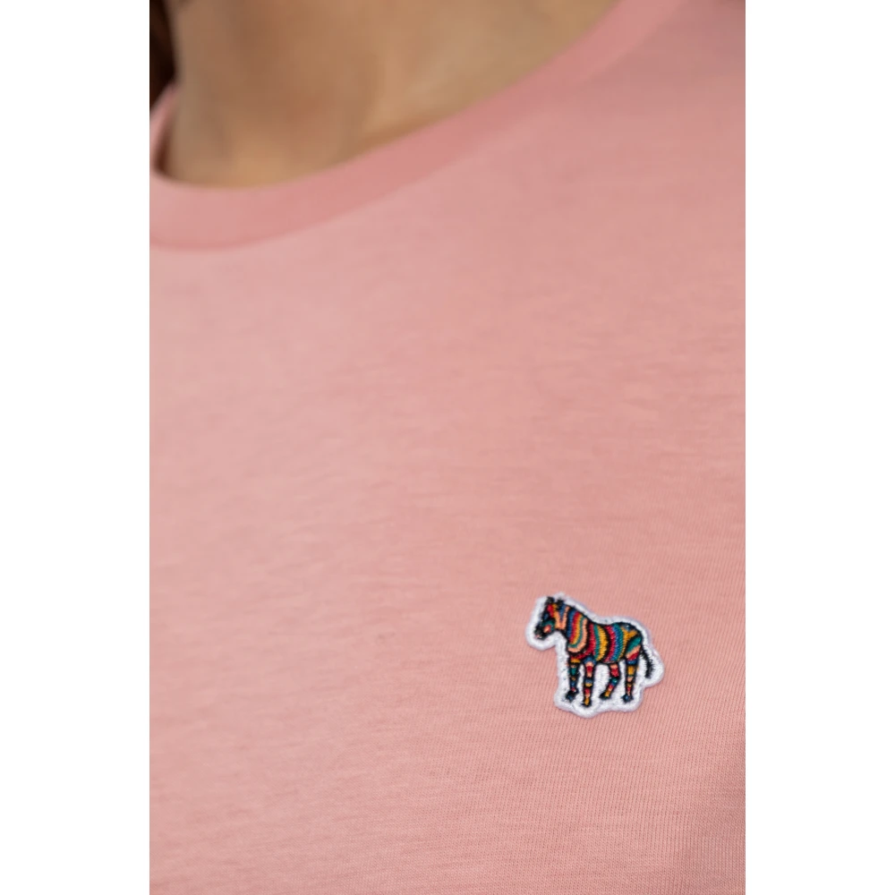 PS By Paul Smith T-shirt met logo Pink Dames