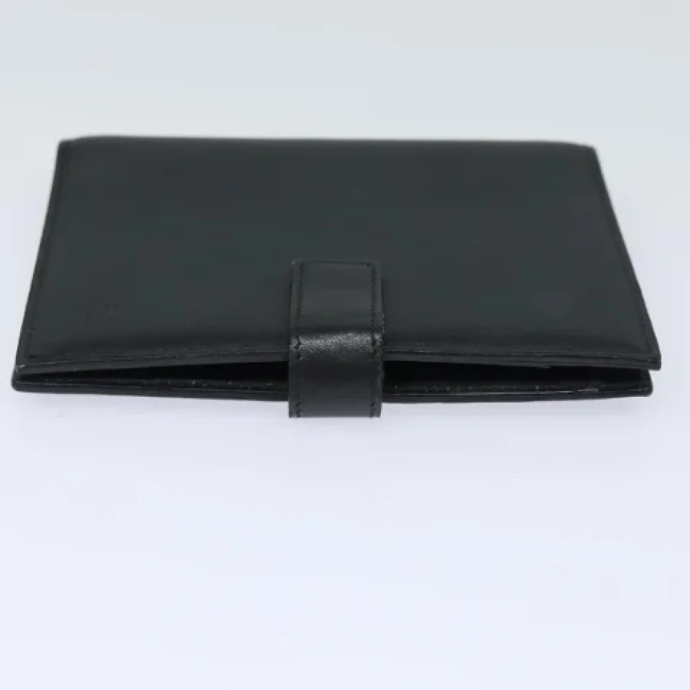 Gucci Vintage Pre-owned Leather home-office Black Dames