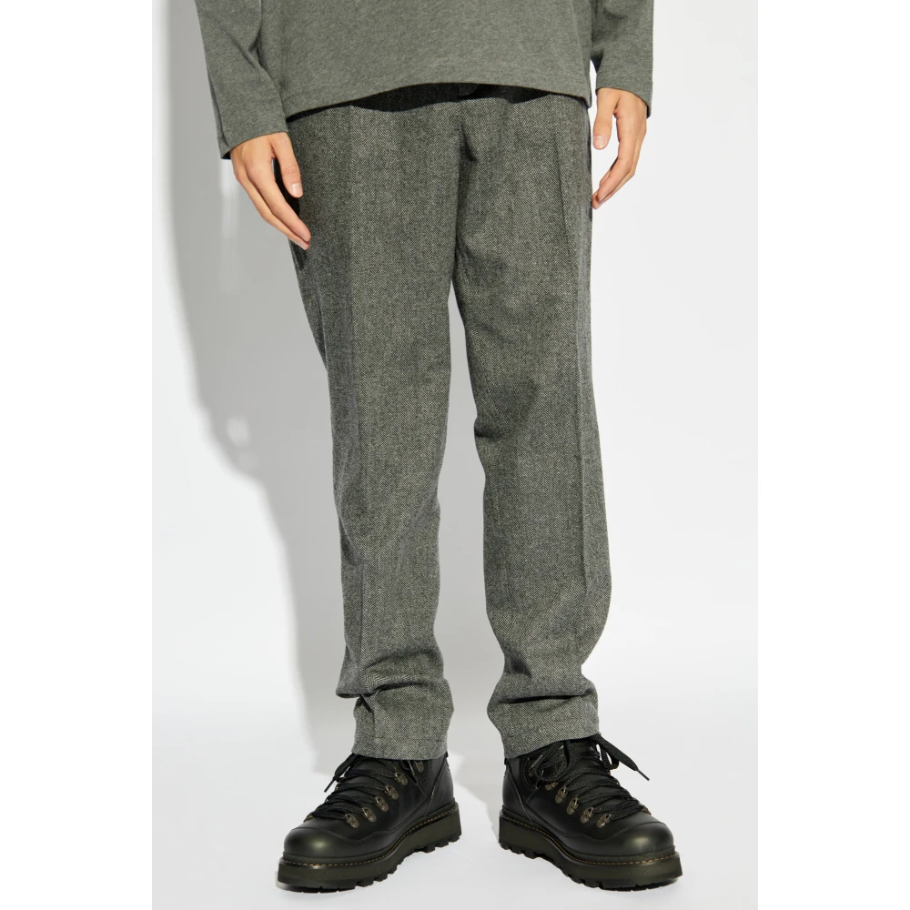 Moncler Wollen broek Gray Heren