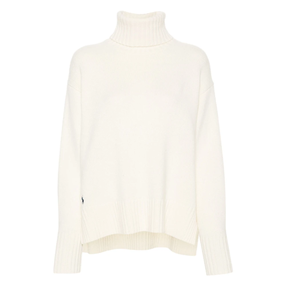 Polo Ralph Lauren Women's Beige Wool Cashmere Casual Jumper