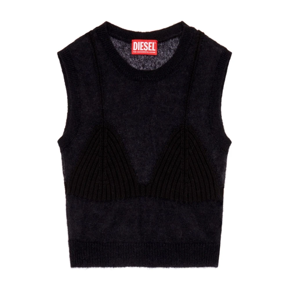 Diesel Elegante Breisels voor Vrouwen Black Dames