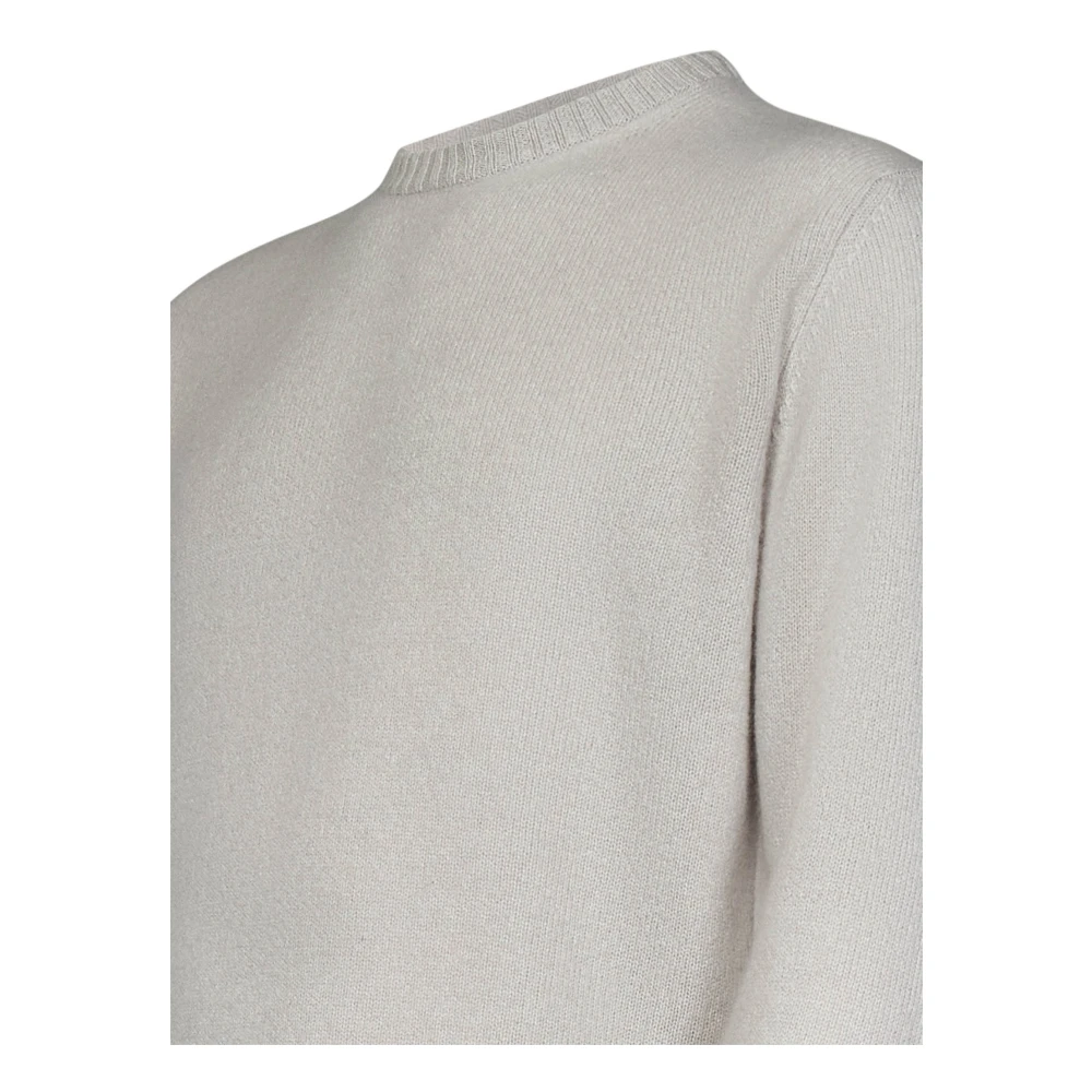 Low Brand Witte Sweater Aw24 White Heren