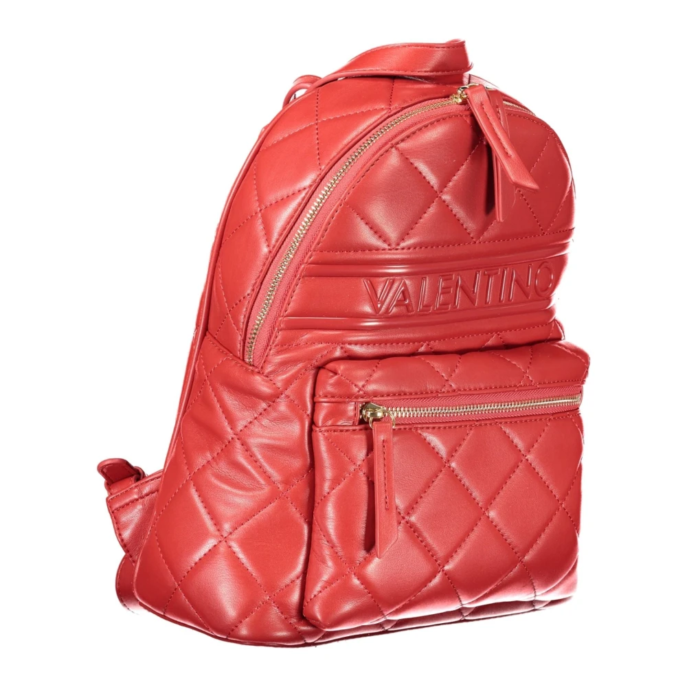 Valentino by Mario Valentino Rode Rugzak met Verstelbare Banden Red Dames