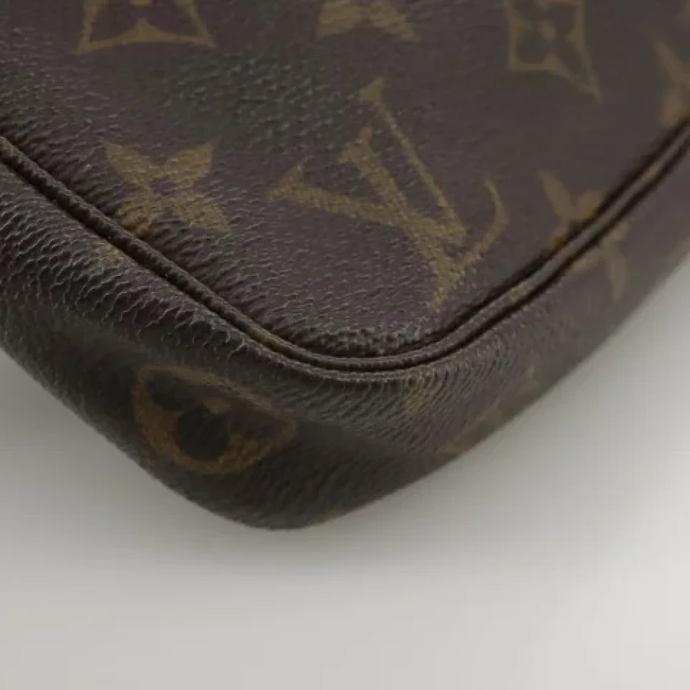 Louis Vuitton Vintage Pre-owned Canvas clutches Brown Dames
