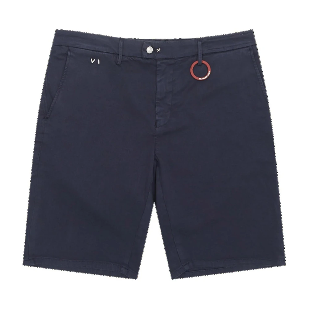 Tramarossa Men's Blue Cotton Stretch Shorts - Casual Shorts - W32 - Shorts