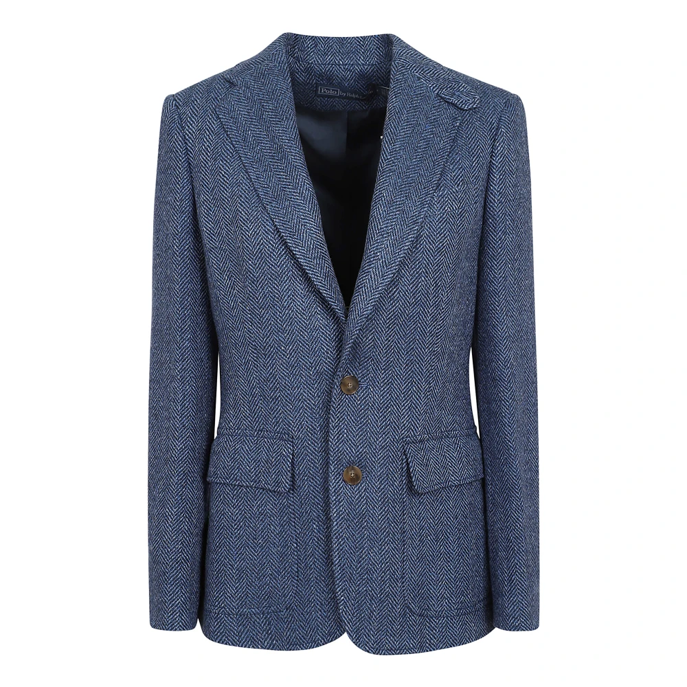 Polo Ralph Lauren Women's Blue Blazers,, Blazer Small