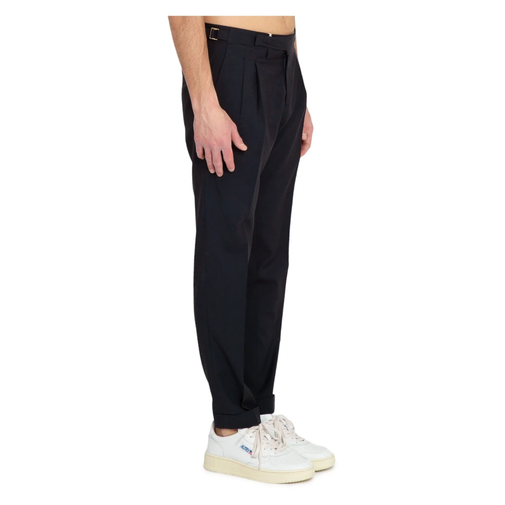 Briglia Wool Pants Quartieri Zignone Blue Heren