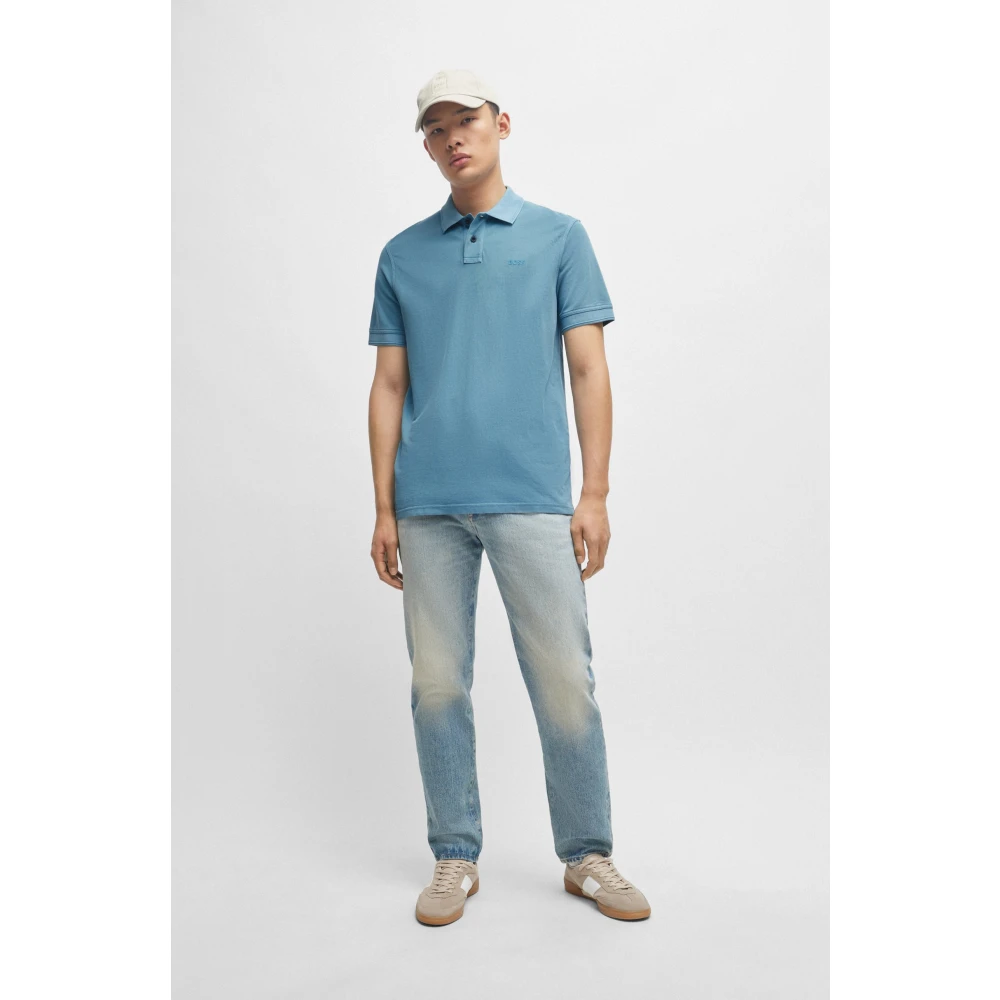 Boss Klassiek Poloshirt Blue Heren