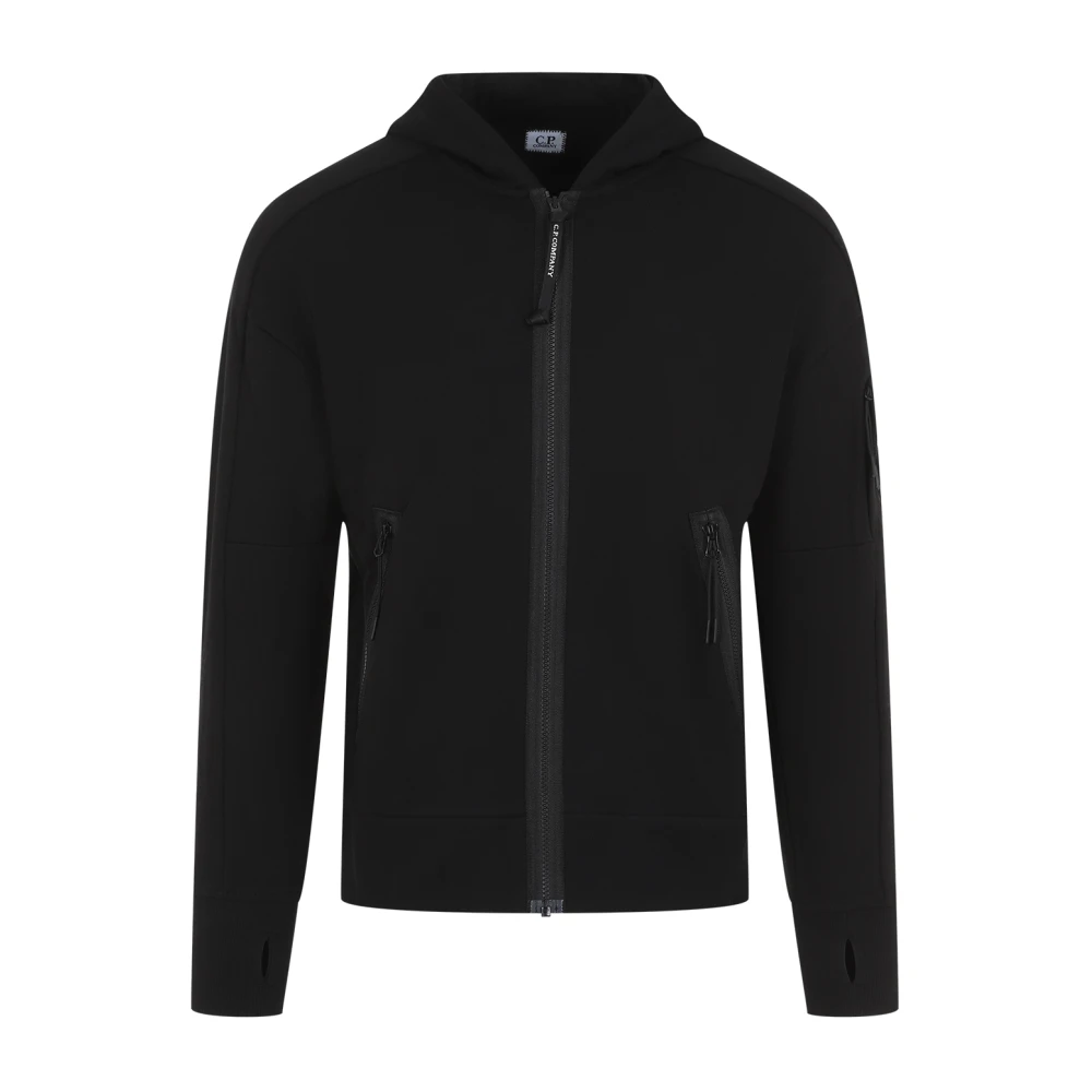 C.P. Company Zwarte Hoodie voor Mannen Black Heren