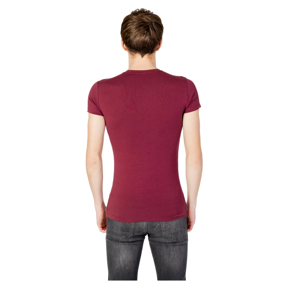 Emporio Armani Heren Crew Neck T-Shirt Red Heren