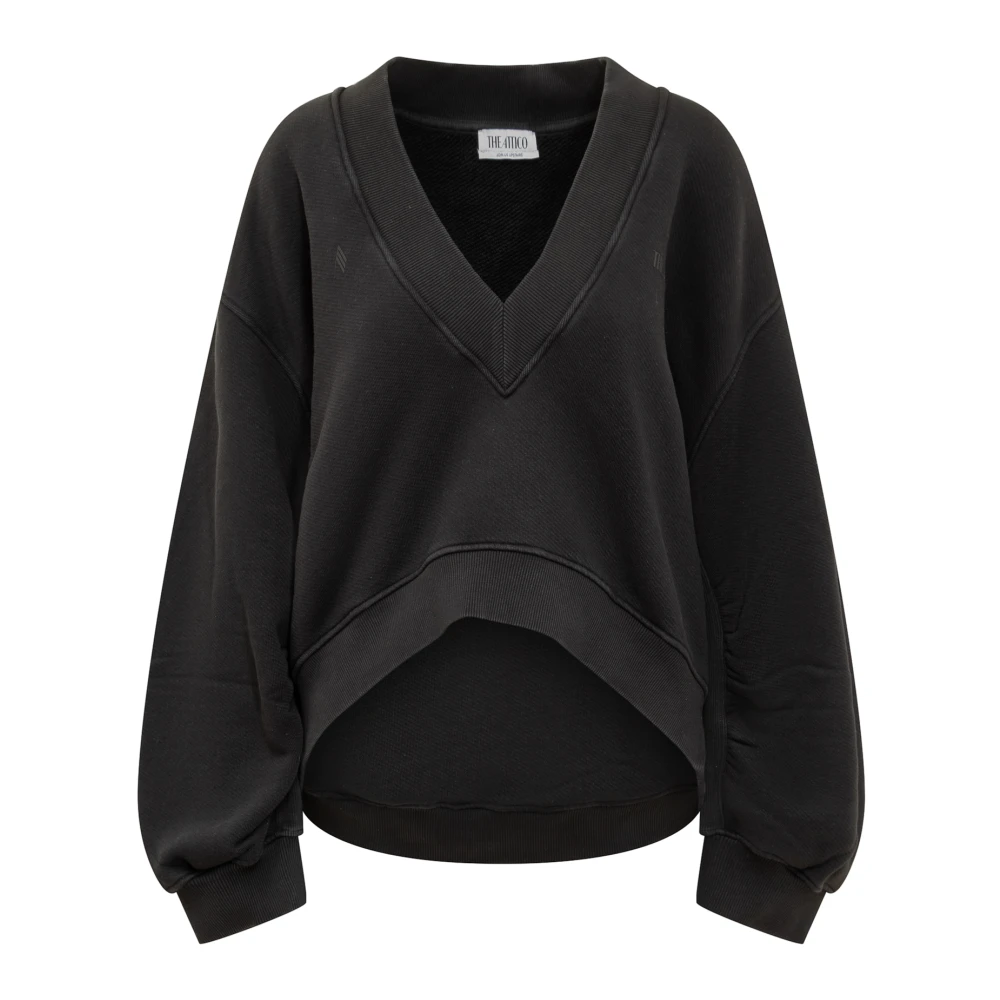 The Attico Sweatshirt Stijlvol en Comfortabel Black Dames