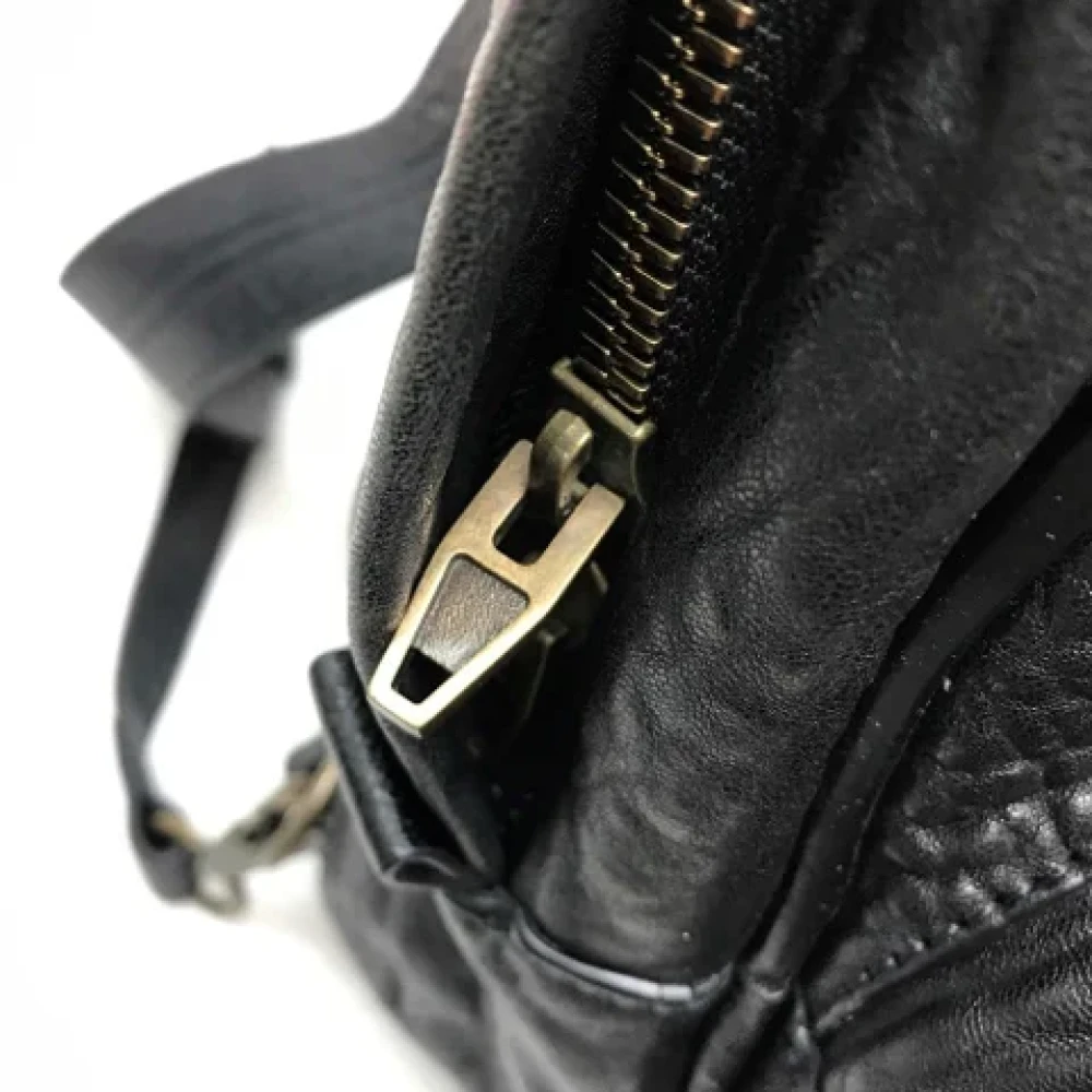 Alexander Wang Pre-owned Leather shoulder-bags Black Unisex