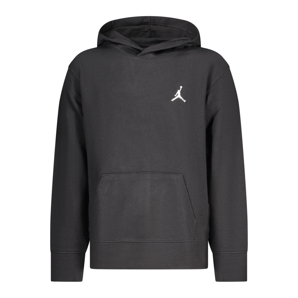 Jordan Unisex Kids Black Long-Sleeved Hooded Sweatshirt - Kids Sweatshirts - 12 Y - Kids