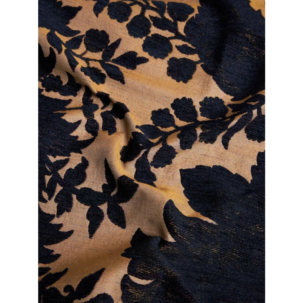 ETRO Bloemen Chenille Jacquard Omkeerbare Cape Jas Multicolor Dames