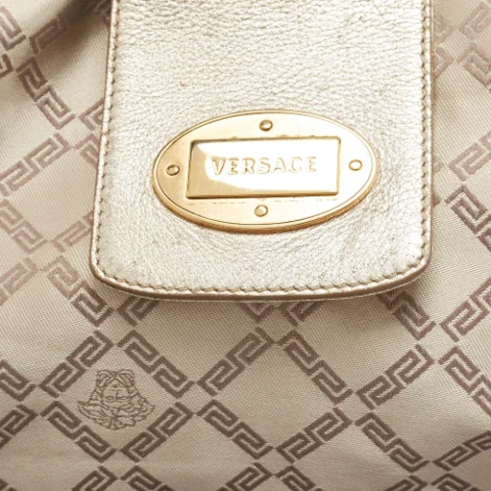 Versace Pre-owned Fabric totes Beige Dames