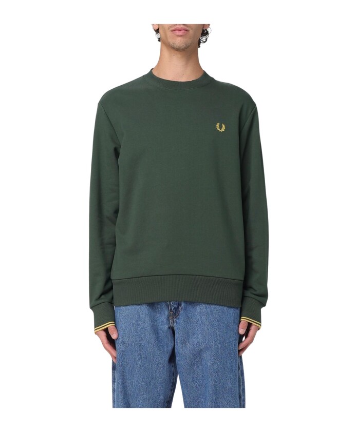 gron-strikket-crew-neck-sweater