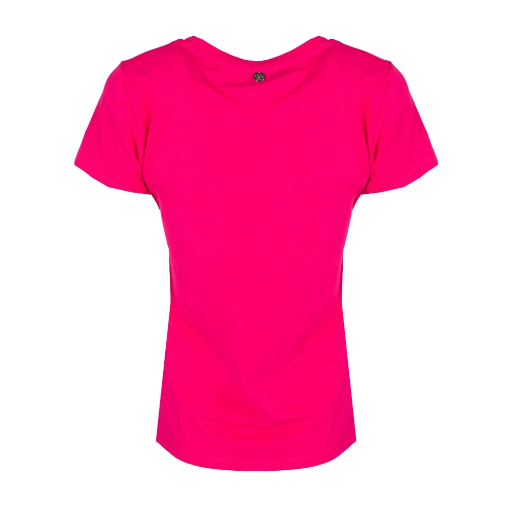 Liu Jo Elegant Queen T-Shirt Pink Dames