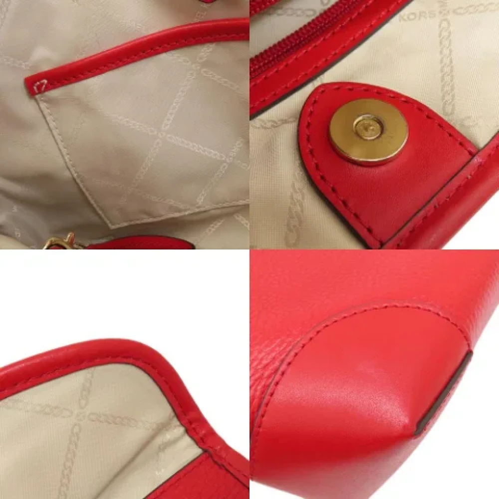 Michael Kors Pre-owned Leather totes Red Dames