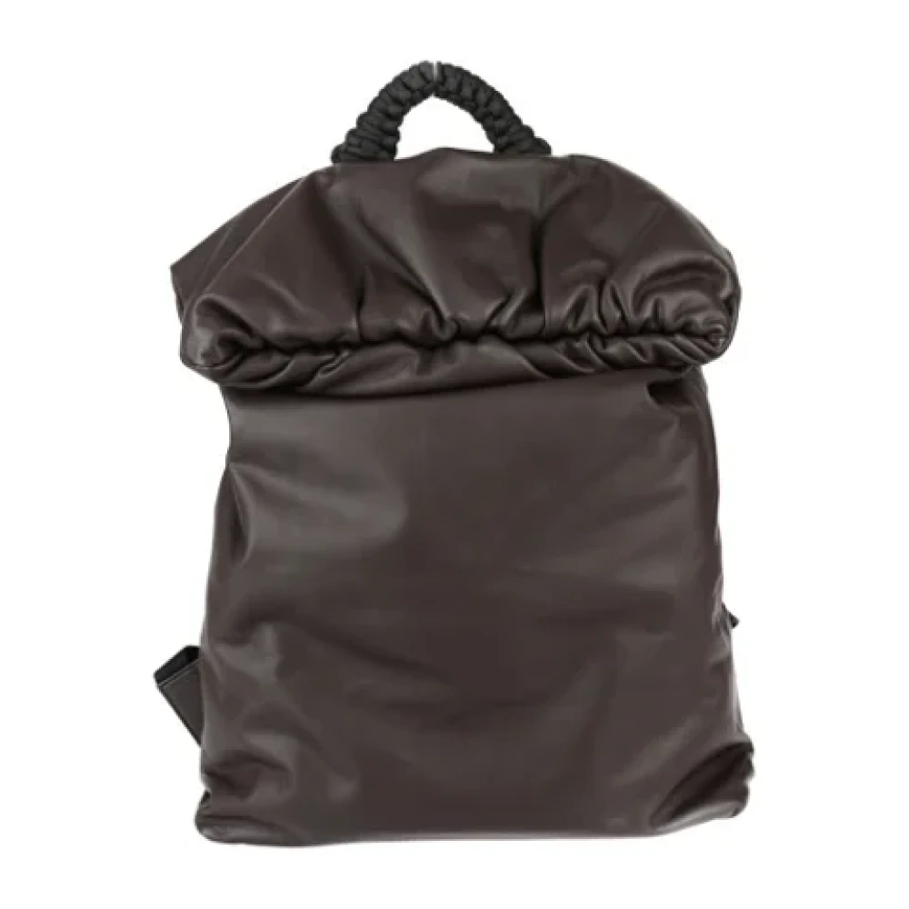 Bottega Veneta Vintage Pre-owned Leather backpacks Brown Dames