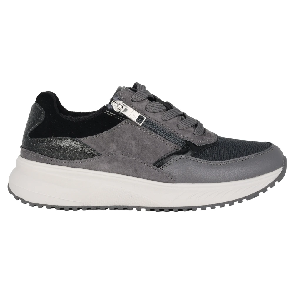 Waldläufer Wijde pasvorm vetersneaker – Dames Schoenen Grijs