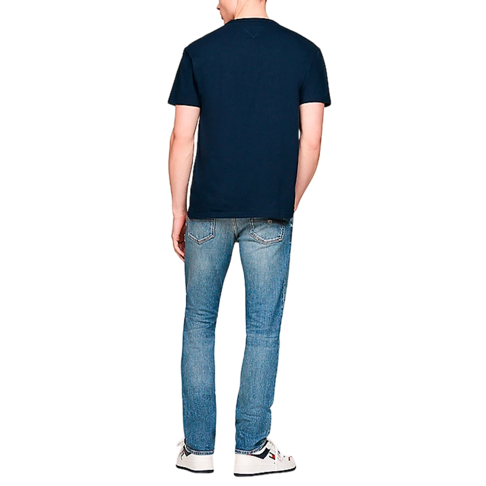 Tommy Hilfiger Klassieke Ronde Hals T-Shirt Blue Heren
