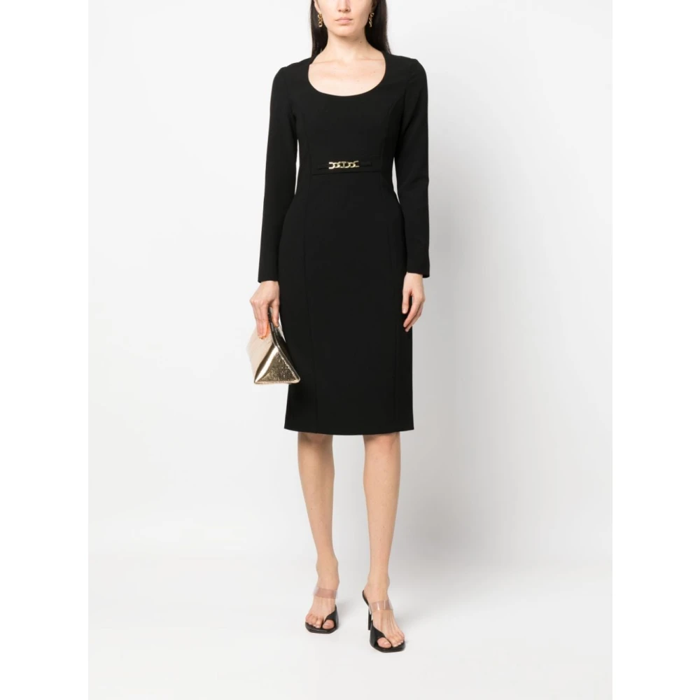 Twinset Zwarte Jurk voor Dames Aw23 Black Dames