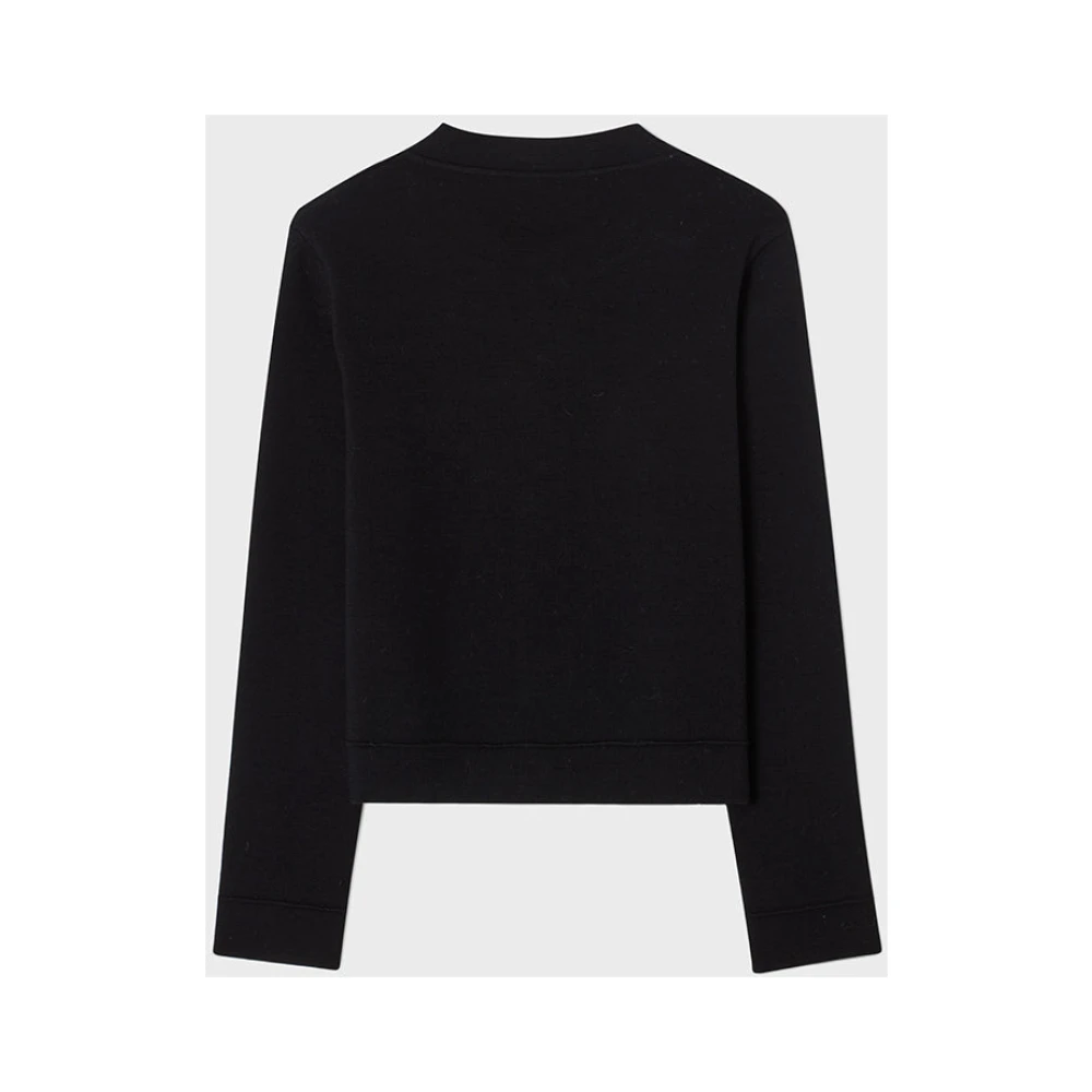 Busnel Merino Wol Vest met Zakken Black Dames