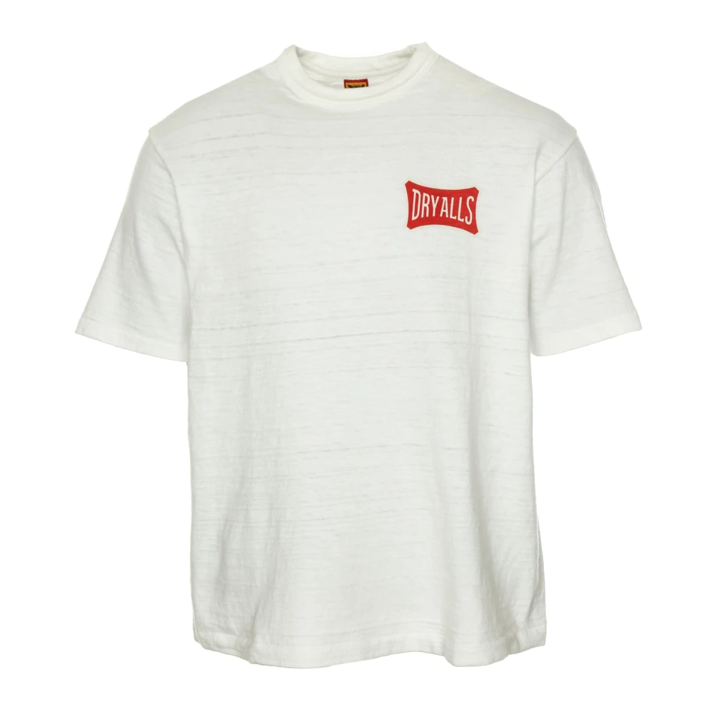 Human Made Rib Ronde Hals T-Shirt met Prints White Heren