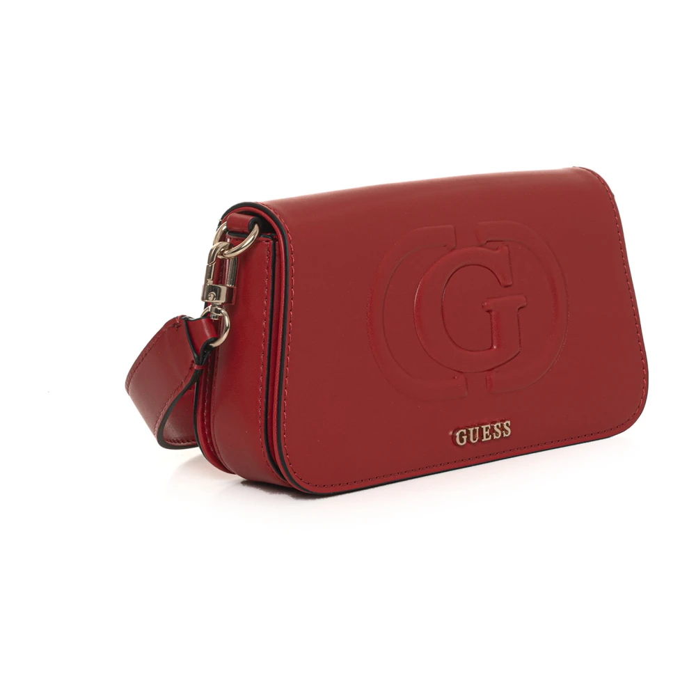 Guess Schouderklep Kleine Tas Red Dames