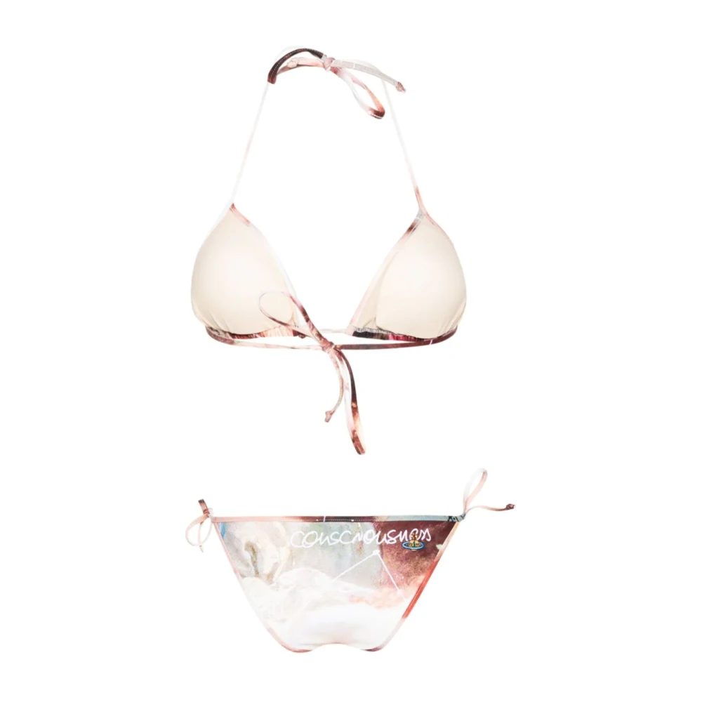 Vivienne Westwood Kleurrijke Driehoek Bikini Kus Multicolor Dames