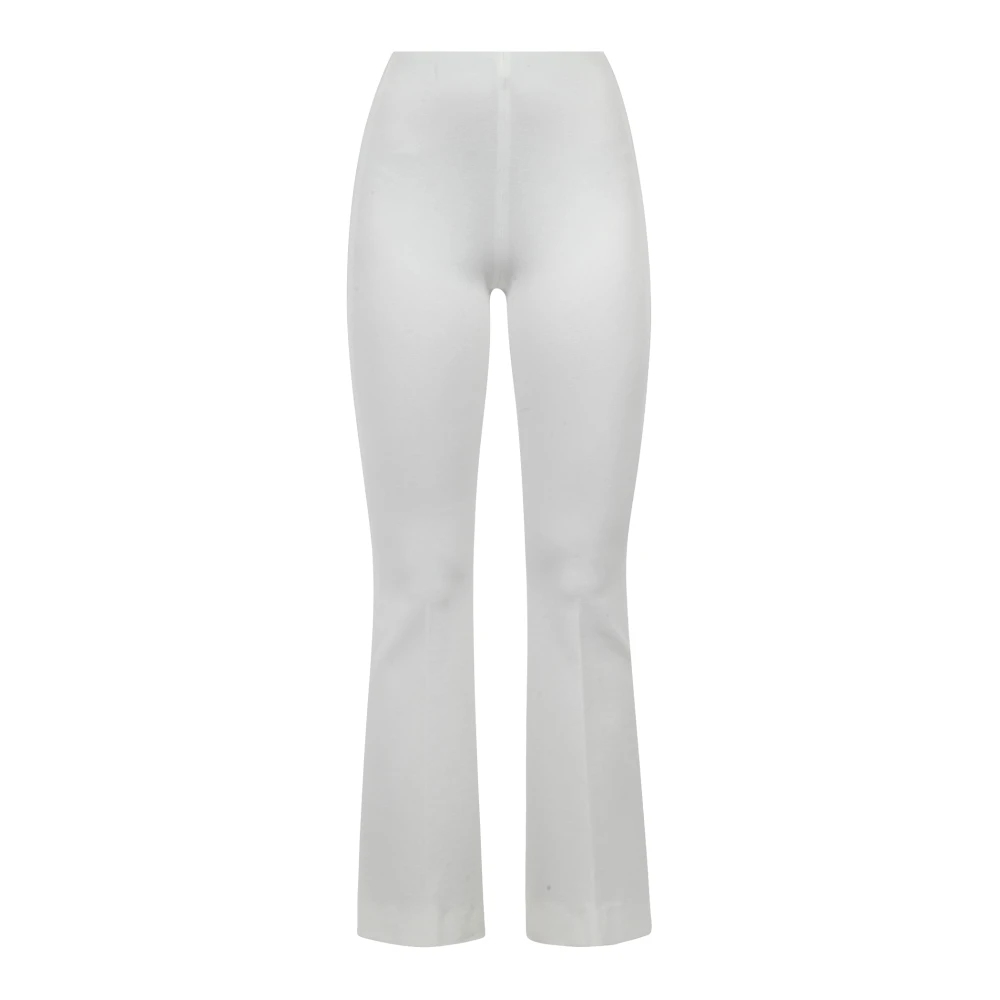 Liviana Conti Cropped Flared Broek White Dames