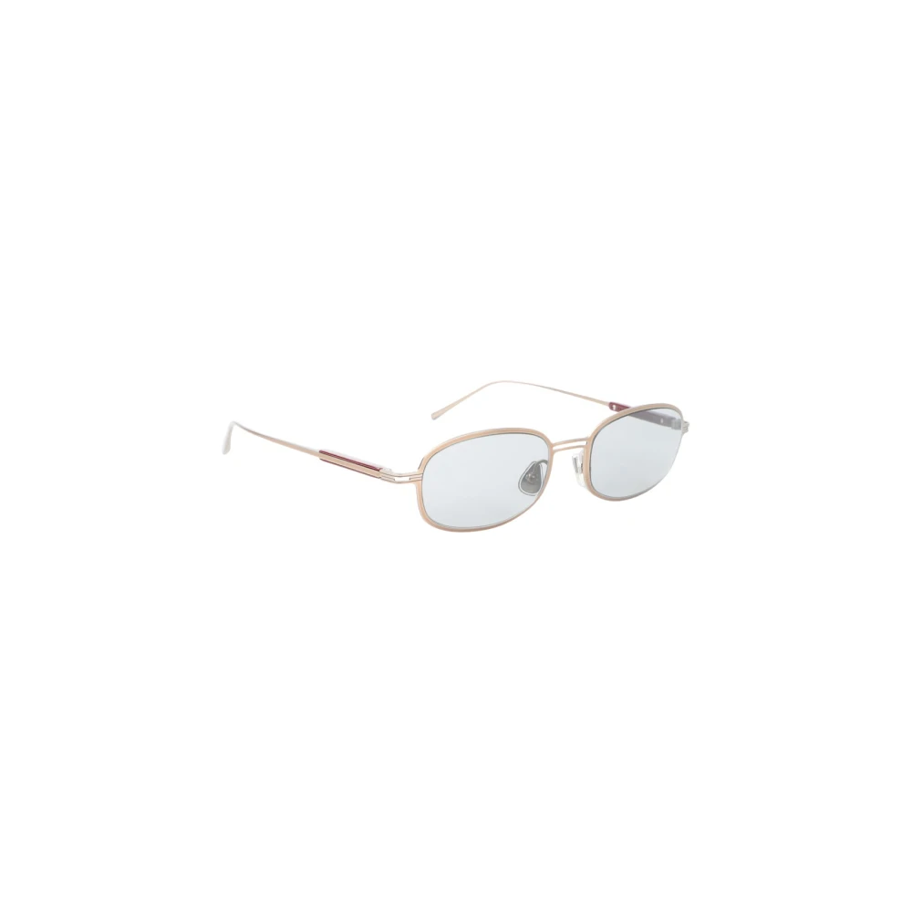 Brunello Cucinelli Unisex Pink Glasses, One Size, Oval Titanium Sunglasses