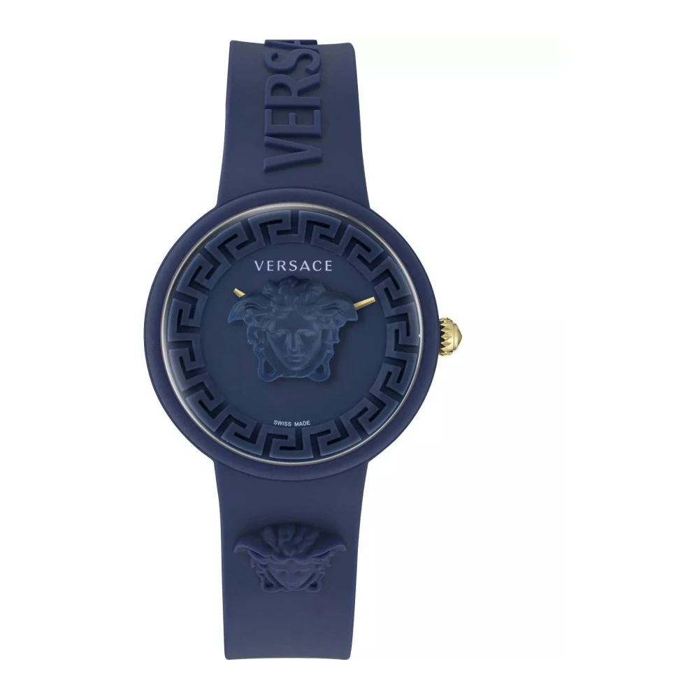 Versace Unisex Blue Watches, One Size, Medusa Pop Wristwatch Ve6g00623