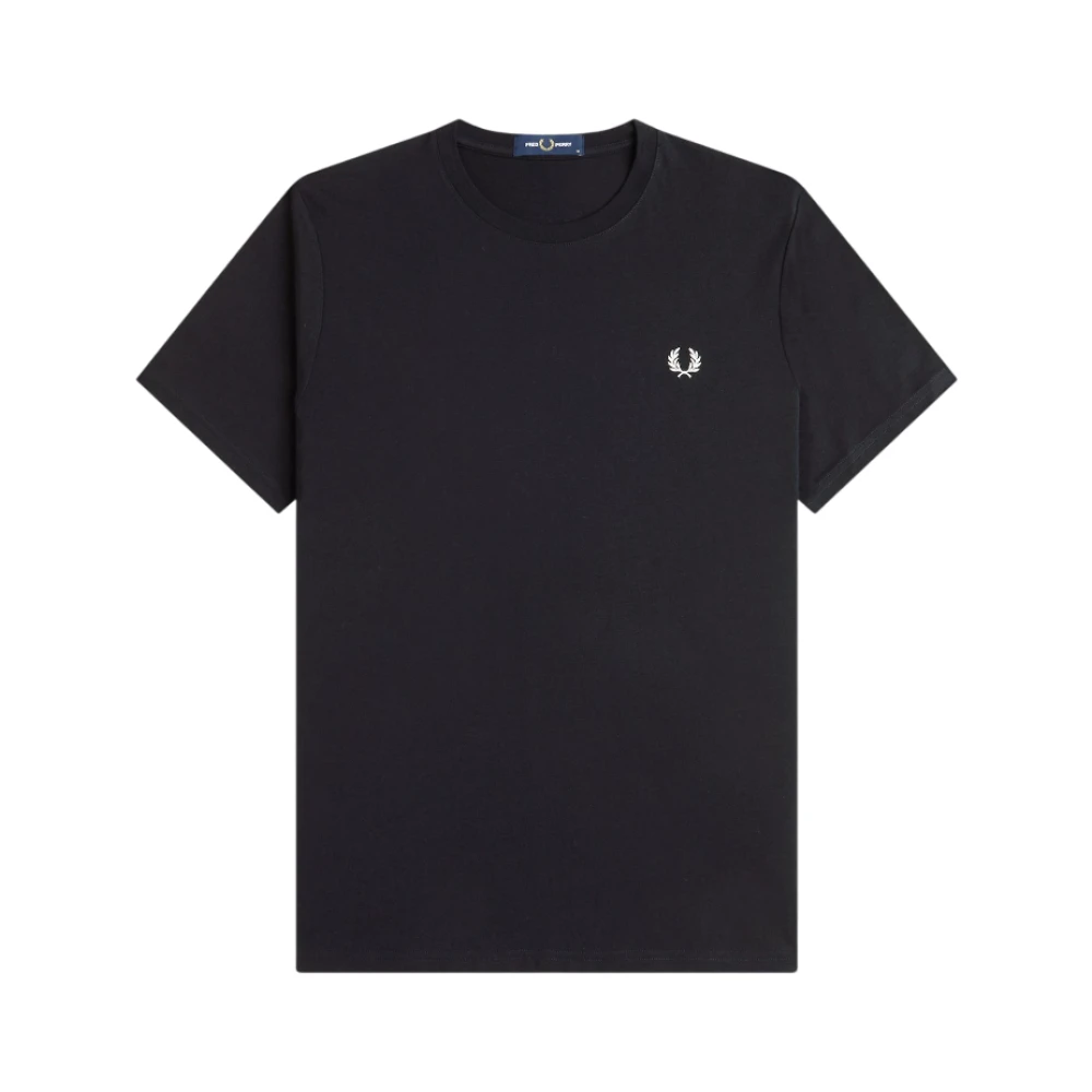 Fred Perry Men's Black T-Shirts And Polos - T-Shirts - Xl - Tops