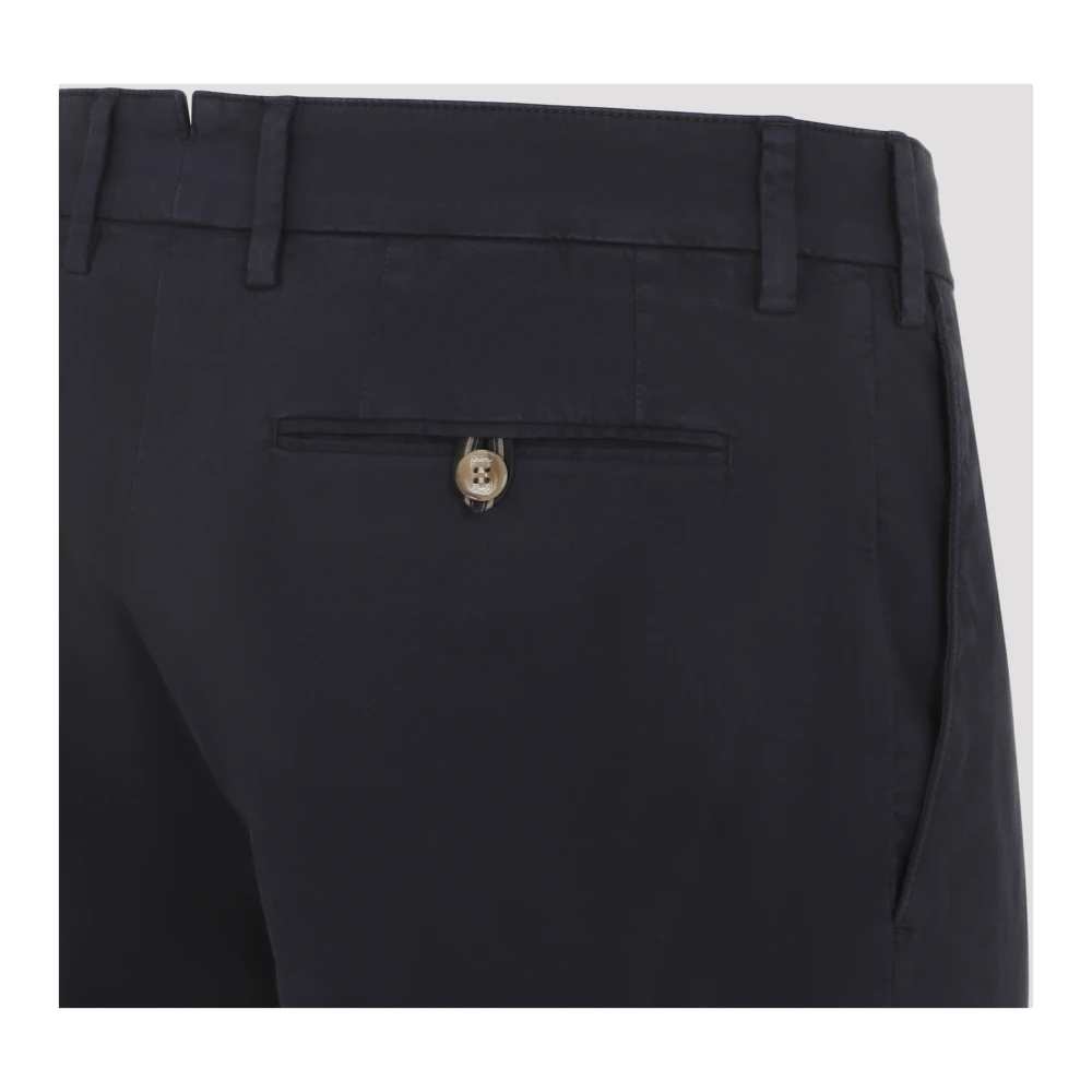 Brioni Blauwe Broek voor Mannen Blue Heren