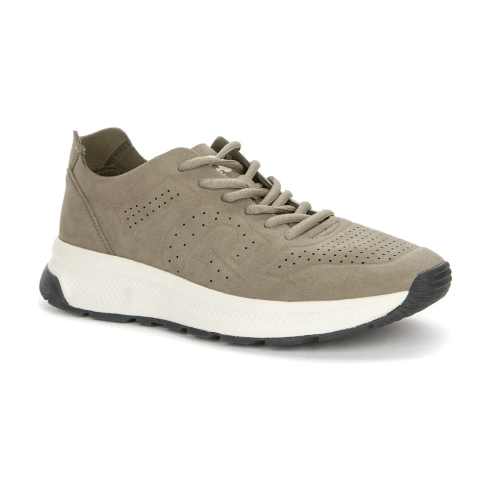 Grunberg Men's Beige Sneakers, 7 Uk, Closed Trainers