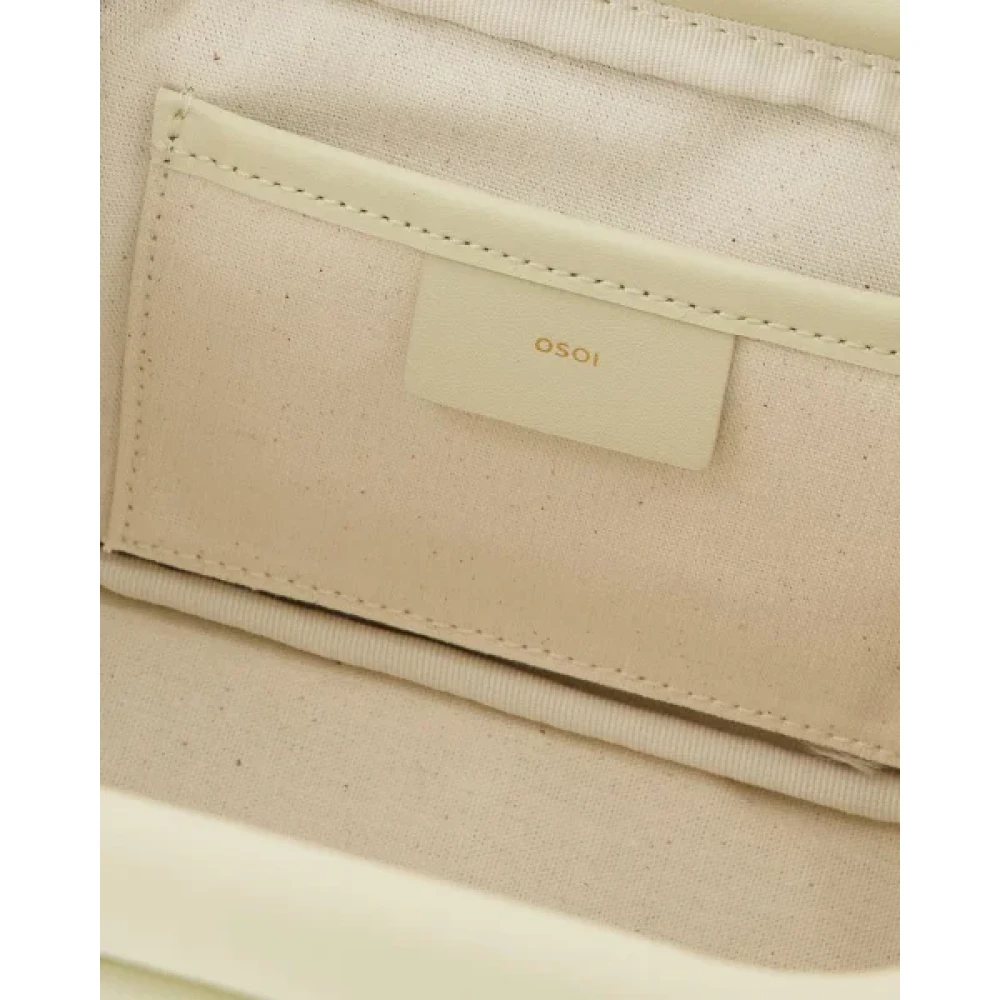 Osoi Leather shoulder-bags Beige Dames