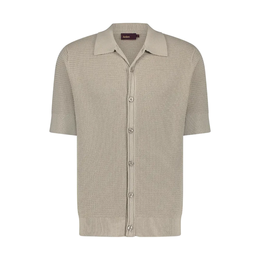 Aeden Taupe Herenshirt Gray Heren