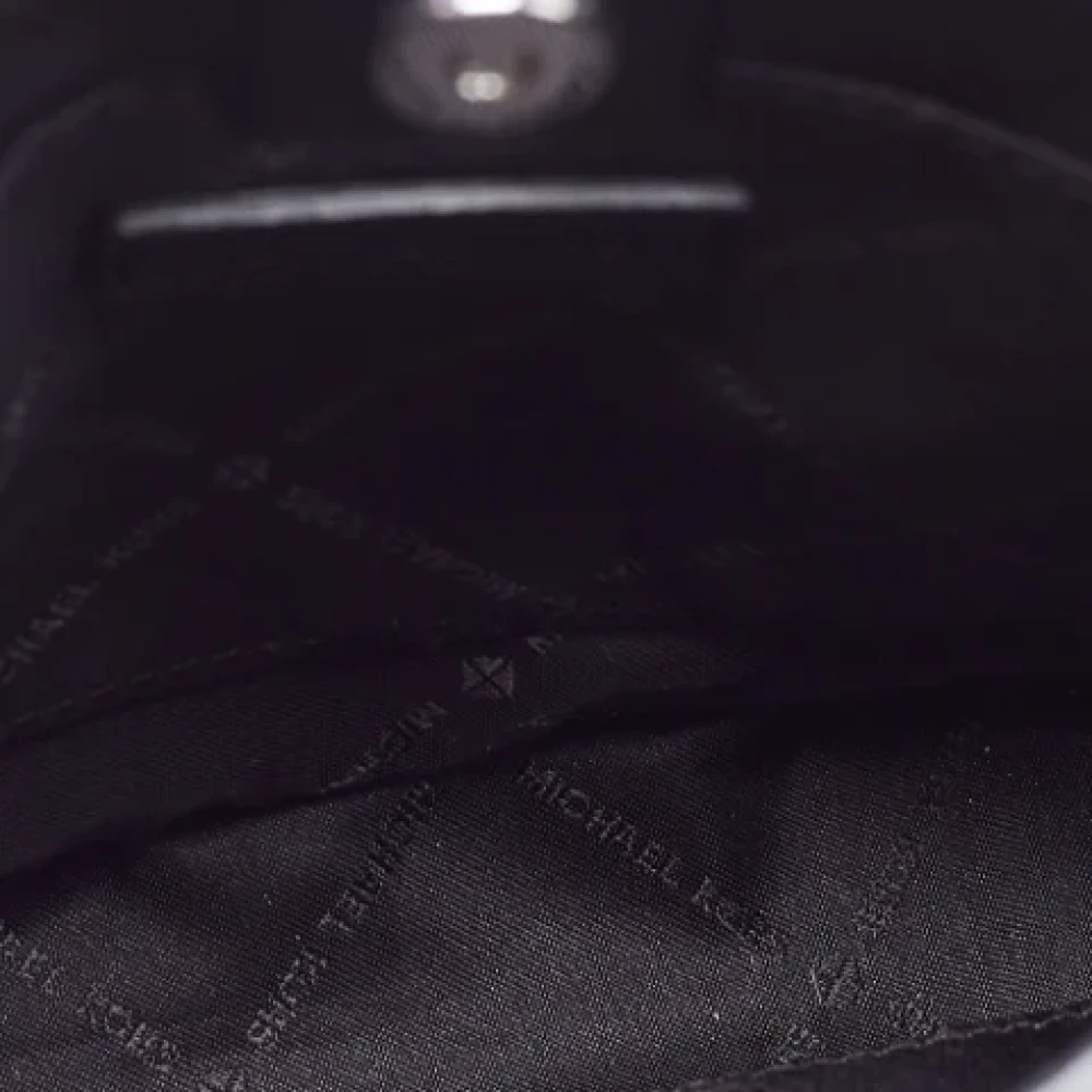Michael Kors Pre-owned Coated canvas shoulder-bags Black Dames
