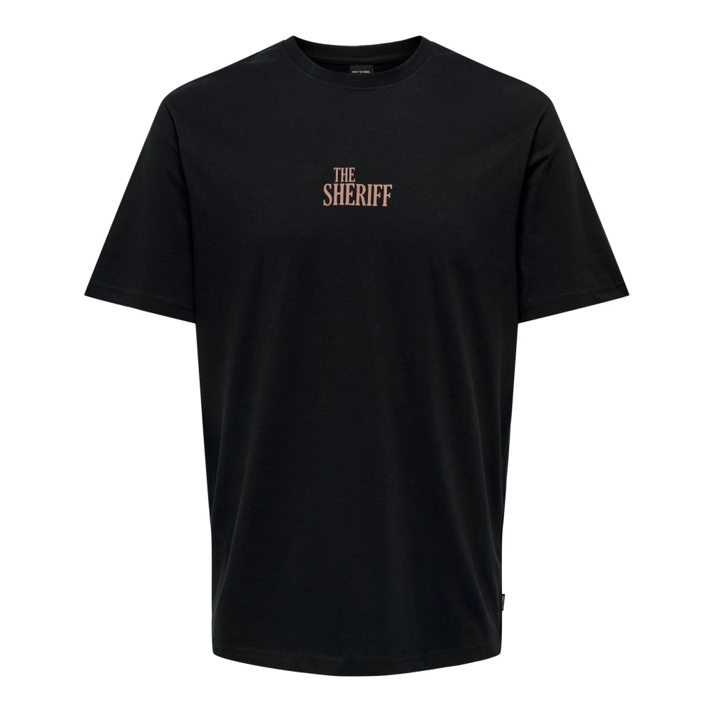 Only & Sons NFL Celebrity Life T-Shirt Black Heren