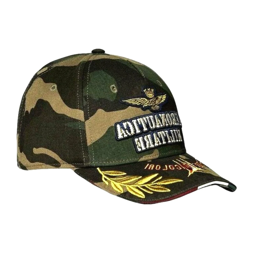 Aeronautica militare Camouflage Baseball Cap Green Heren