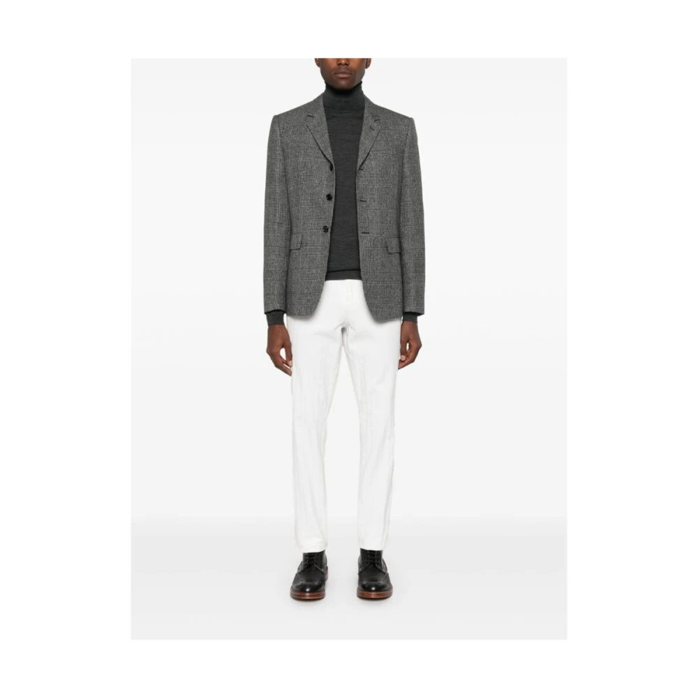 Goes Botanical Merino Wol Botanische Trui Gray Heren