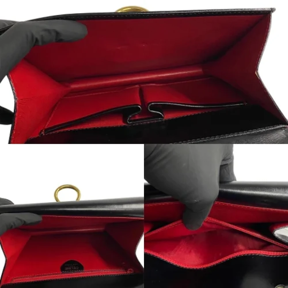 Celine Vintage Pre-owned Leather celine-bags Black Dames