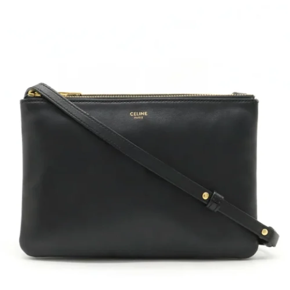 Celine Vintage Pre-owned Leather celine-bags Black Dames